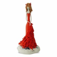 Фарфоровая статуэтка "Дама в красном" - 6693