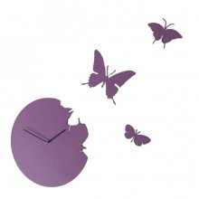 Настенные часы "Бабочки" - 392.viola