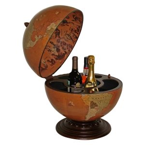 Глобус-бар настольный Zoffoli с современной картой -10740