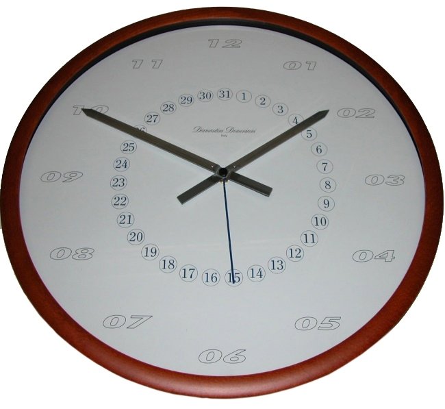 Настенные часы с датой - 401