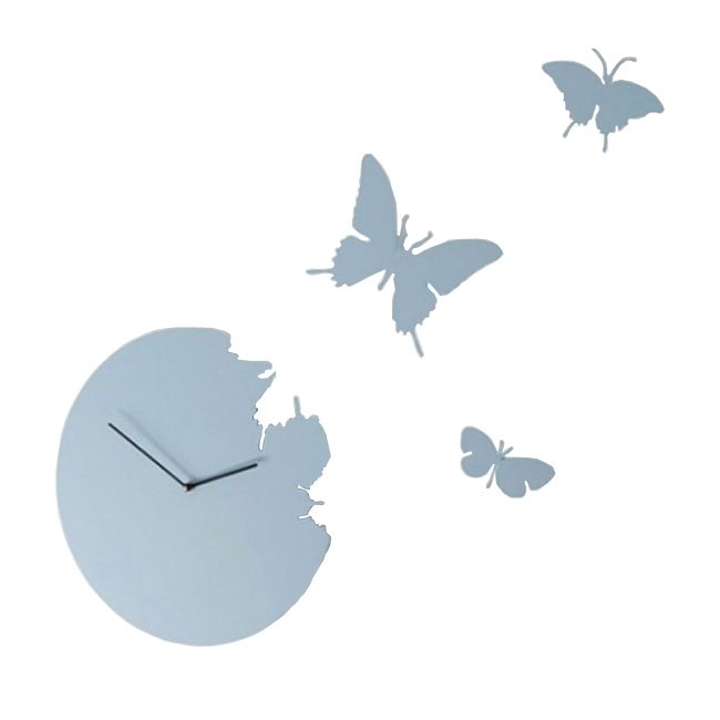 Настенные часы "Бабочки" - 392.blue