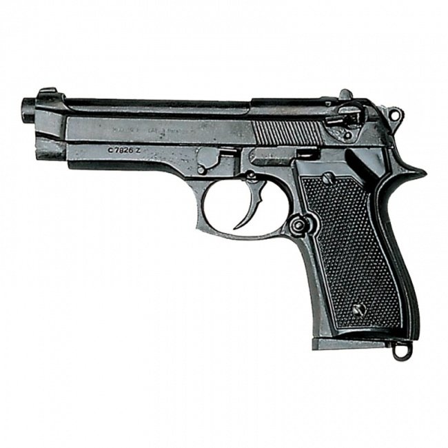 Сувенирный пистолет Беретта 92f. 9мм. Парабеллум - 1254