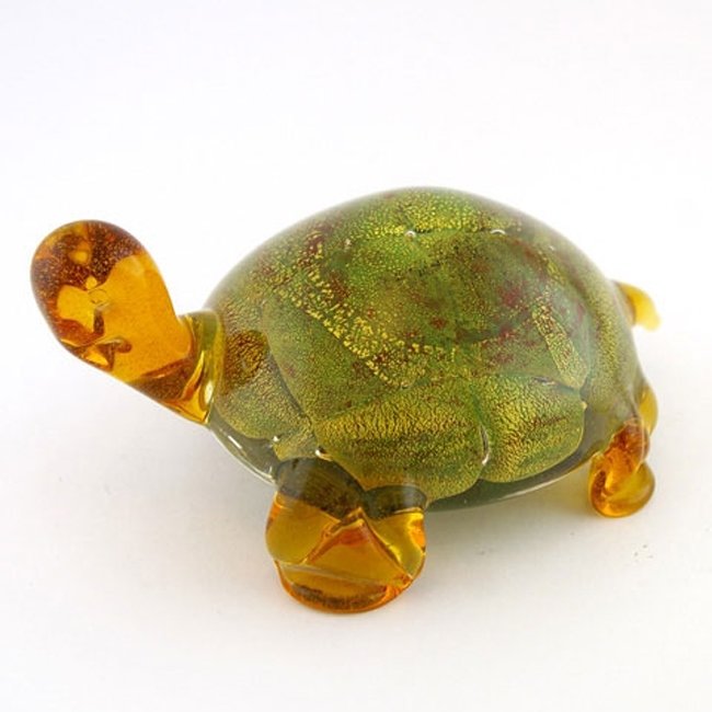 Черепаха, муранское стекло - №9669