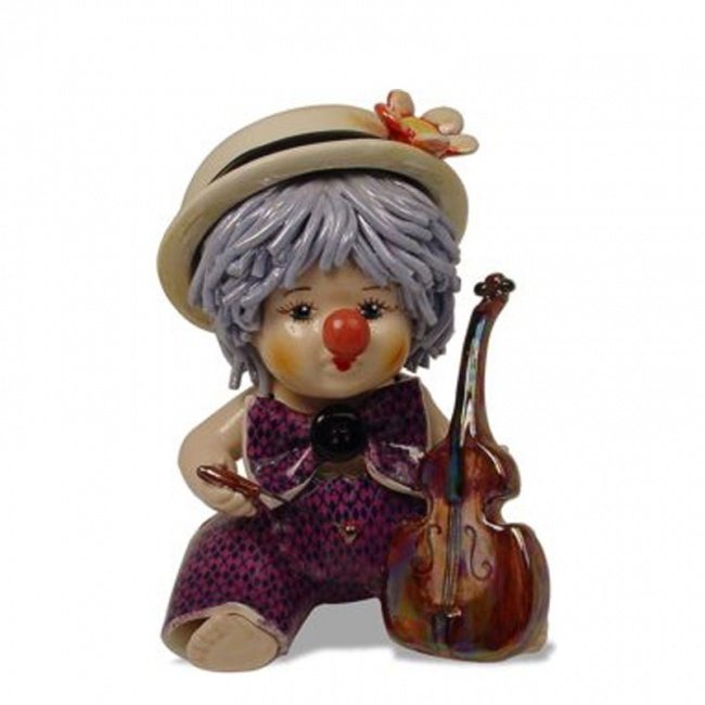 Фарфоровая статуэтка "Маленький клоун в шляпе" - 10030