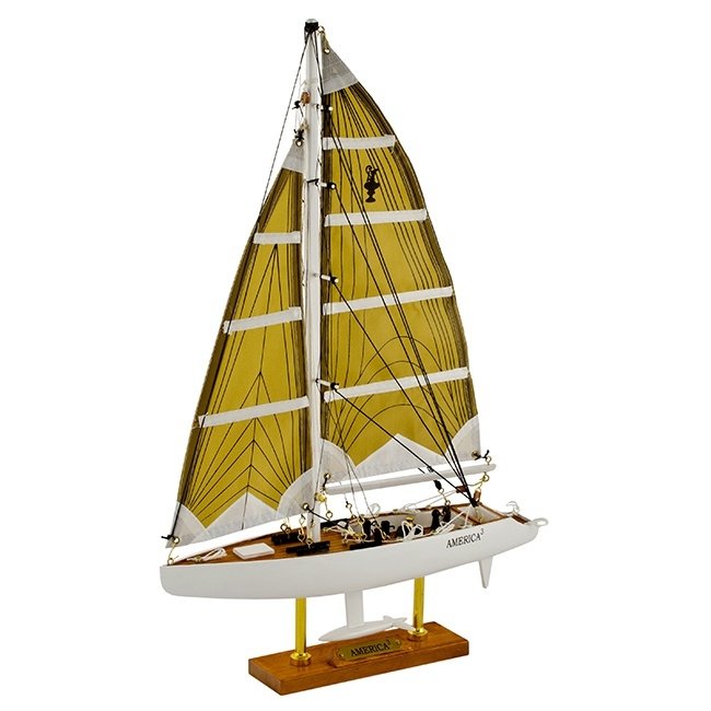 Сувенирная модель яхты "America 3" - 10616