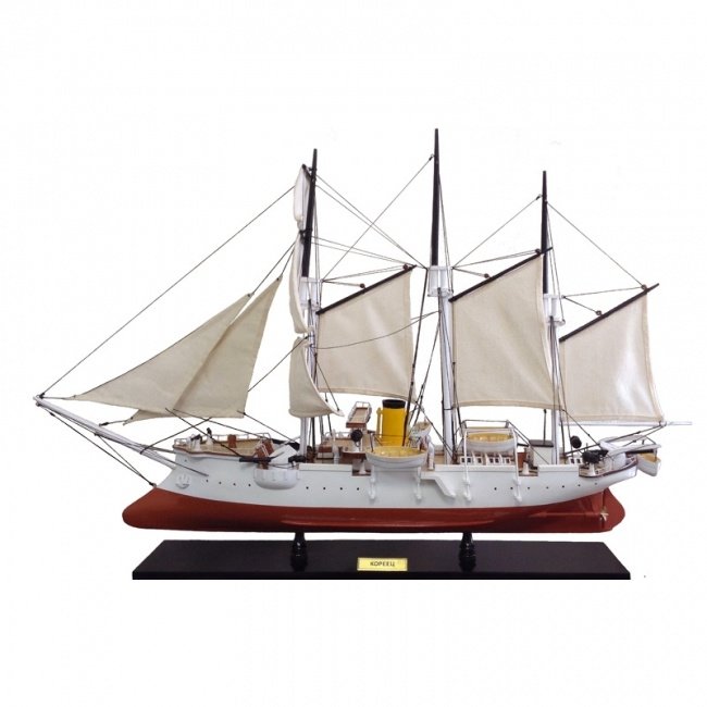 Сувенирная модель канонерской лодки "Кореец" - 10826